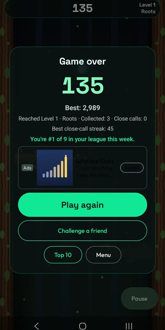 Lumi: Firefly Climb on Google Play, screen 3